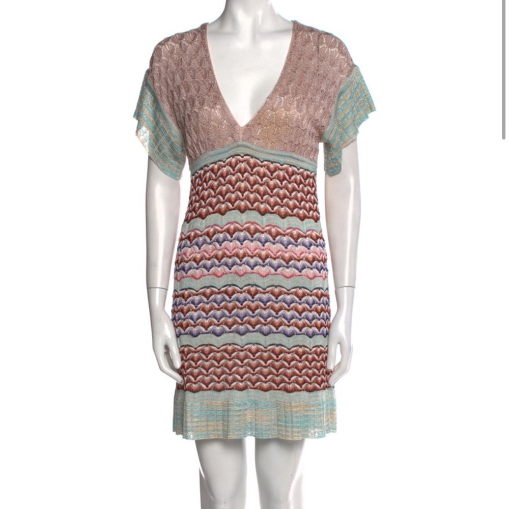 Missoni Printed Knit Mini Dress